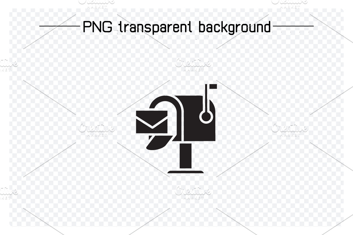 Mailbox and Letter Icons Set, a Solid Icon by Designfour (Photo 3 of 7)