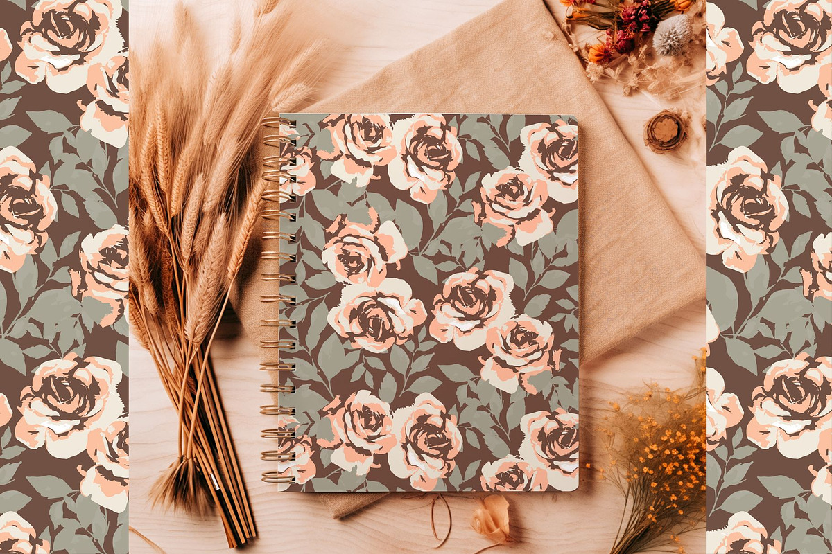 ROSE PARIS - Elegant Floral Pattern, a Pattern Graphic by Debby Blooms (Photo 4 of 5)