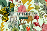 Jungle Epiphany Floral Pattern, a Pattern Graphic by Fabrivo (Thumbnail 1 of 9)