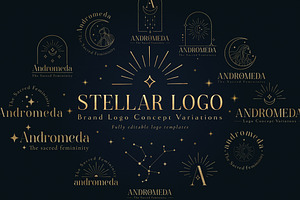 Celestial Logo Design Templates