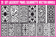 Vintage Gate Pattern Vector Bundle, an Illustration by Creativeshirt (Thumbnail 1 of 21)