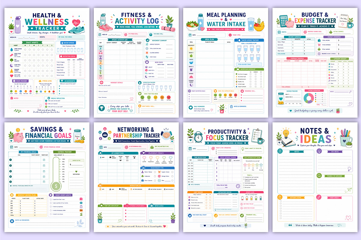 2027 Modern Life Organizer | Self, a Stationery Template by Mustafiz (Photo 4 of 4)