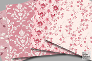 Pink Distressed Cottagecore Shabby, a Pattern Graphic by Fine Purple Elephant (Thumbnail 3 of 5)