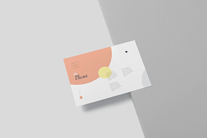 A6 Single Page Flyer Mockups