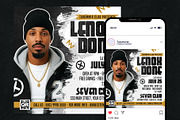 2 Guest Dj Party Flyer Template, a Flyer Template by Tarommir (Thumbnail 5 of 5)