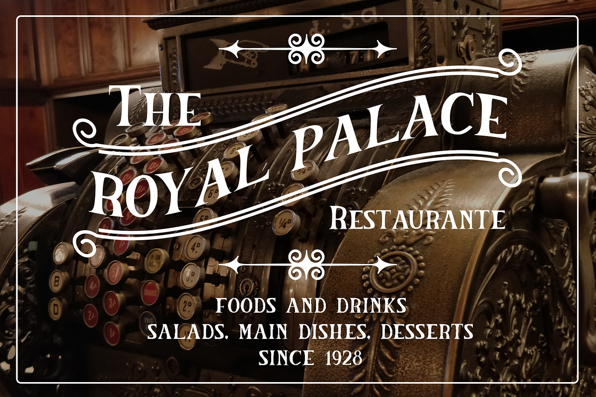 The Salvator - Vintage Font Package preview 4