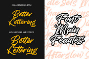 Vibe Shift - Textured Brush Script, a Script Font by Inviline.co (Thumbnail 6 of 12)