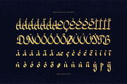 Arabian Mandala | Blackletter Arabic, a Blackletter Font by Denustudios (Thumbnail 11 of 12)