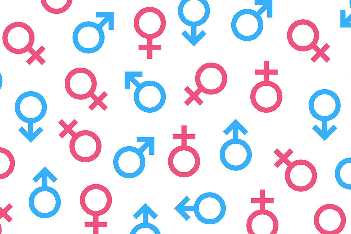 Male Female Symbol, a Branding & Logo Template by Rhealea_Design