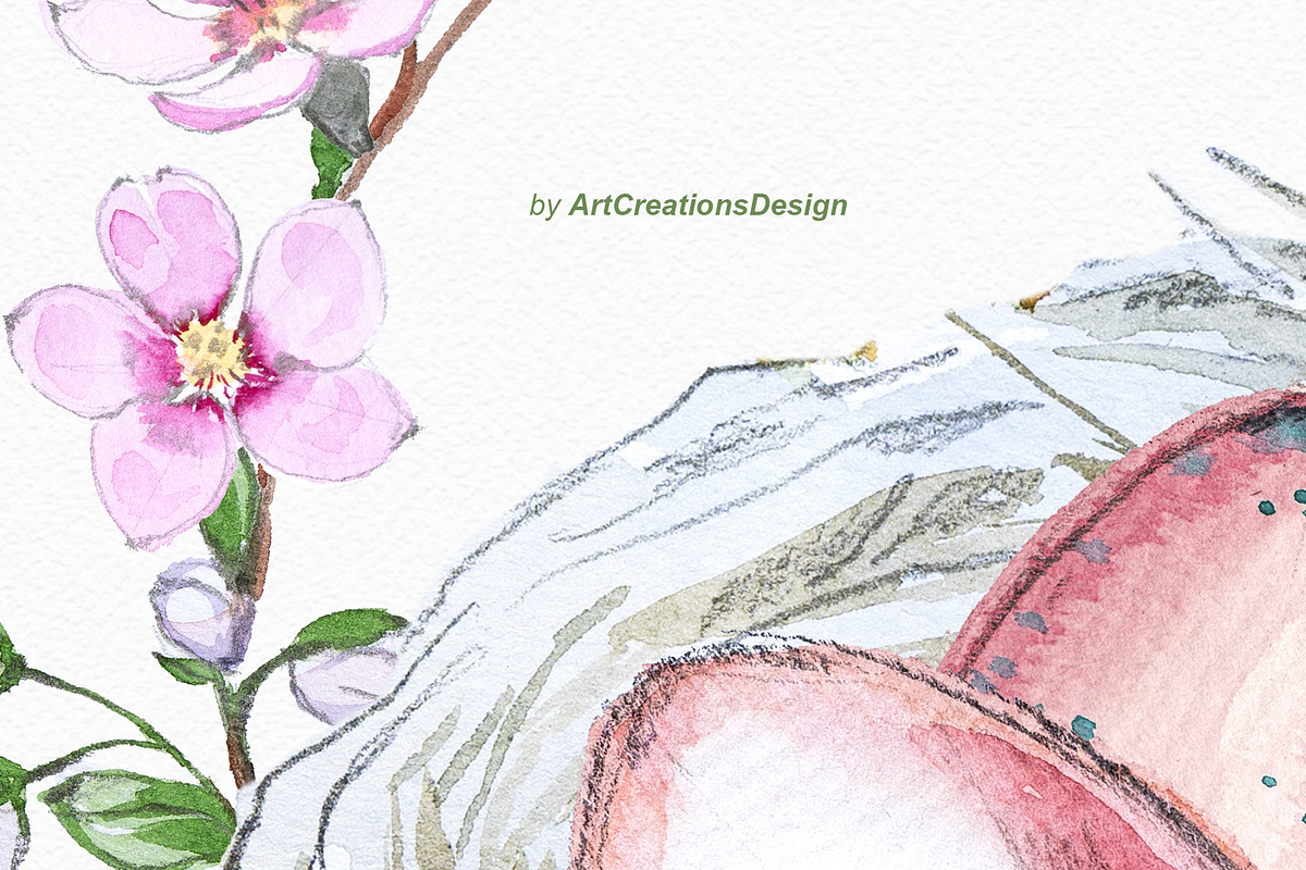 Watercolor Birdhouse Clipart Set, a Seasonal Illustration by ArtCreationsDesign (Photo 11 of 12)