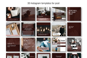 Brown CANVA Instagram Template N66