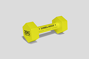 Dumbbell Mockup, a Merchandise Mockup by Cekal_std (Thumbnail 3 of 4)