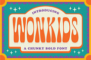 Wonkids Bold & Chunky Font, a Font by Martype (Thumbnail 1 of 10)