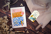 Quilting and Patchwork Clipart, an Illustration by Julia M. Watercolor (Thumbnail 6 of 7)