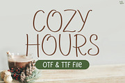 Cozy Hours | Handwriting font, a Handwritten Font by LivelyAutumn11.11 (Thumbnail 1 of 5)