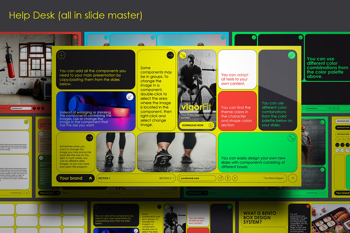 Vigor Gym & Fitness Presentation, a Presentation Template by One Pixel Man (Photo 6 of 9)