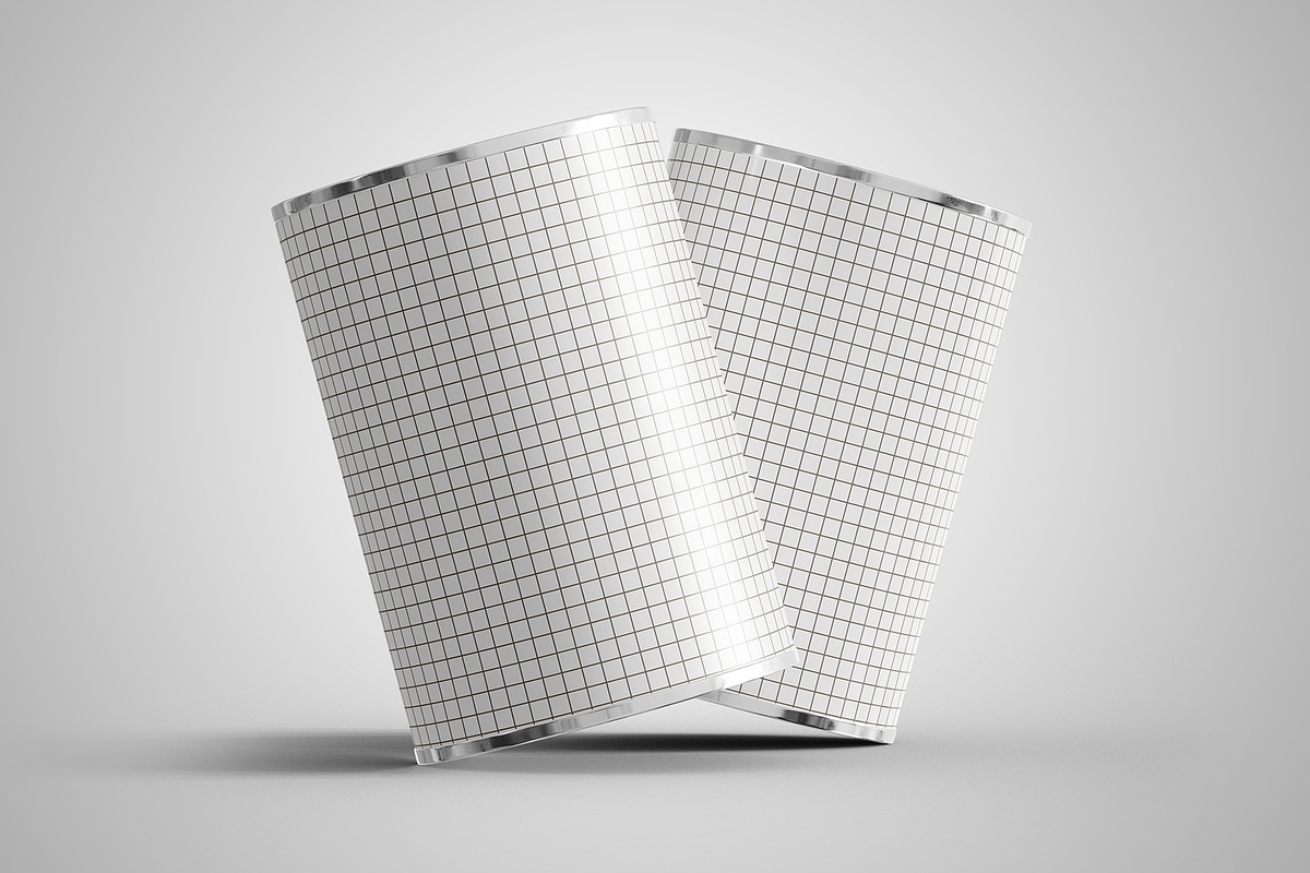 Canned Food Mockup 10 PSD Files, a Cups & Container Mockup by Muhazdinata (Photo 9 of 21)
