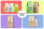 Coffee Bag Mockups, a Packaging Mockup by pixelmock (Thumbnail 14 of 14)