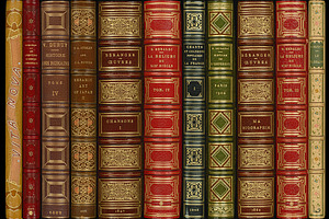 Antique Book Spines