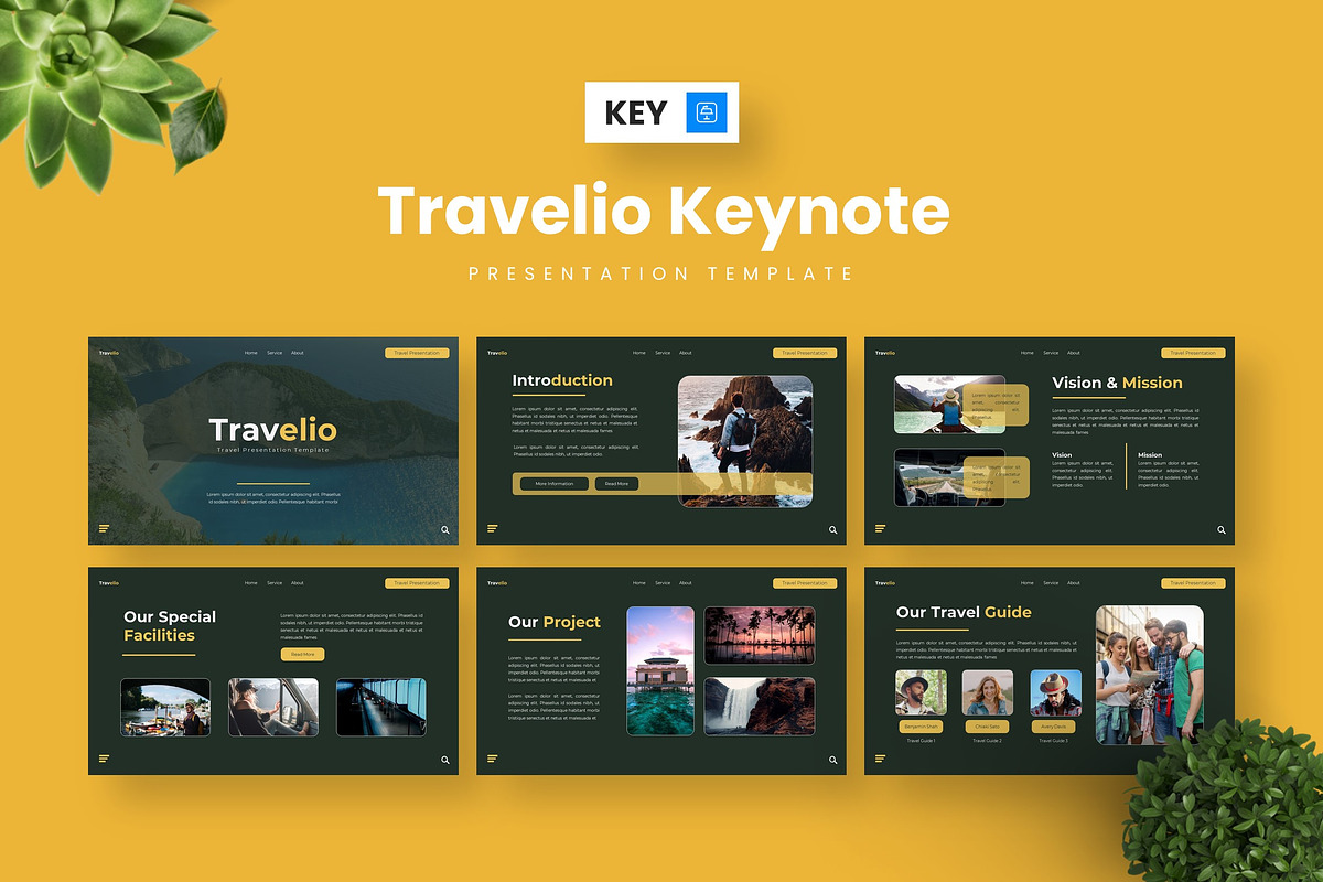 Travelio - Keynote Templates, a Presentation Template by Deepslide Studio (Photo 4 of 6)