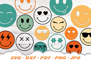 Smiley Face SVG Bundle