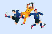 Football Player 5 Doodle, an Object Graphic by SLAB! Design (Thumbnail 3 of 3)