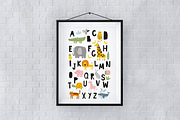 Cute cut animals, alphabet, poster, an Animal Illustration by Barkova Nadya (Thumbnail 4 of 8)