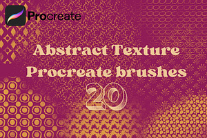 Abstract Texture Procreate Brushes