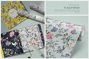 Jali Florals, Painted Watercolours!, a Pattern Graphic by Pink Linen (Thumbnail 4 of 9)