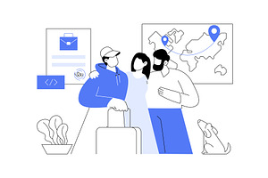 Support for families isolated, a Person Illustration by Visual Generation