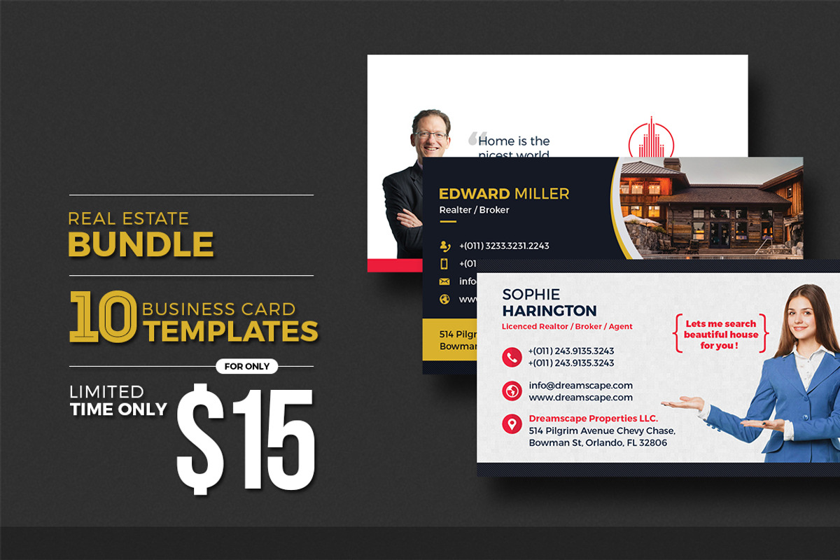 Real Estate Business Card, a Business Card Template by GraphicsEgg (Photo 3 of 3)
