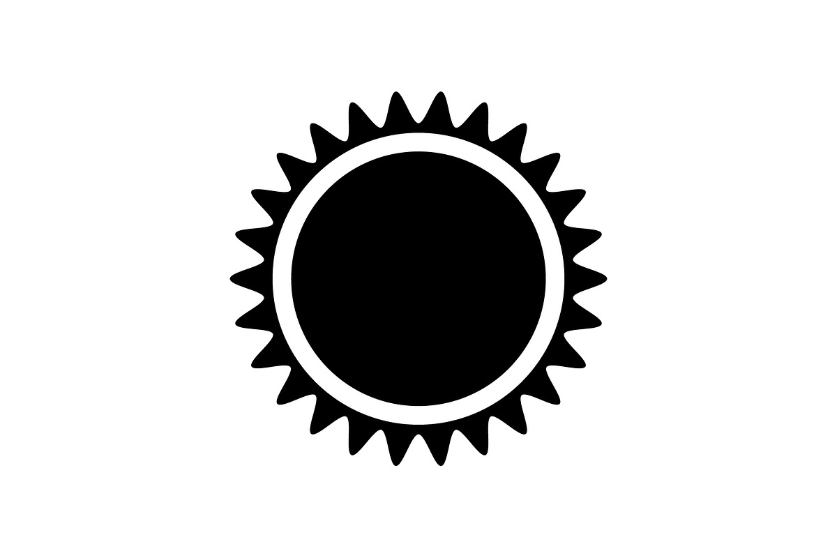 Sun solid black icon, a Solid Icon by Web Incredible