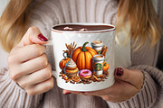 Autumn Patchwork Pumpkin Sublimatio, an Illustration by SVGArt (Thumbnail 6 of 8)
