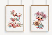 Whimsical Summer Animal Clipart, an Icon by Libby Wishes (Thumbnail 3 of 5)
