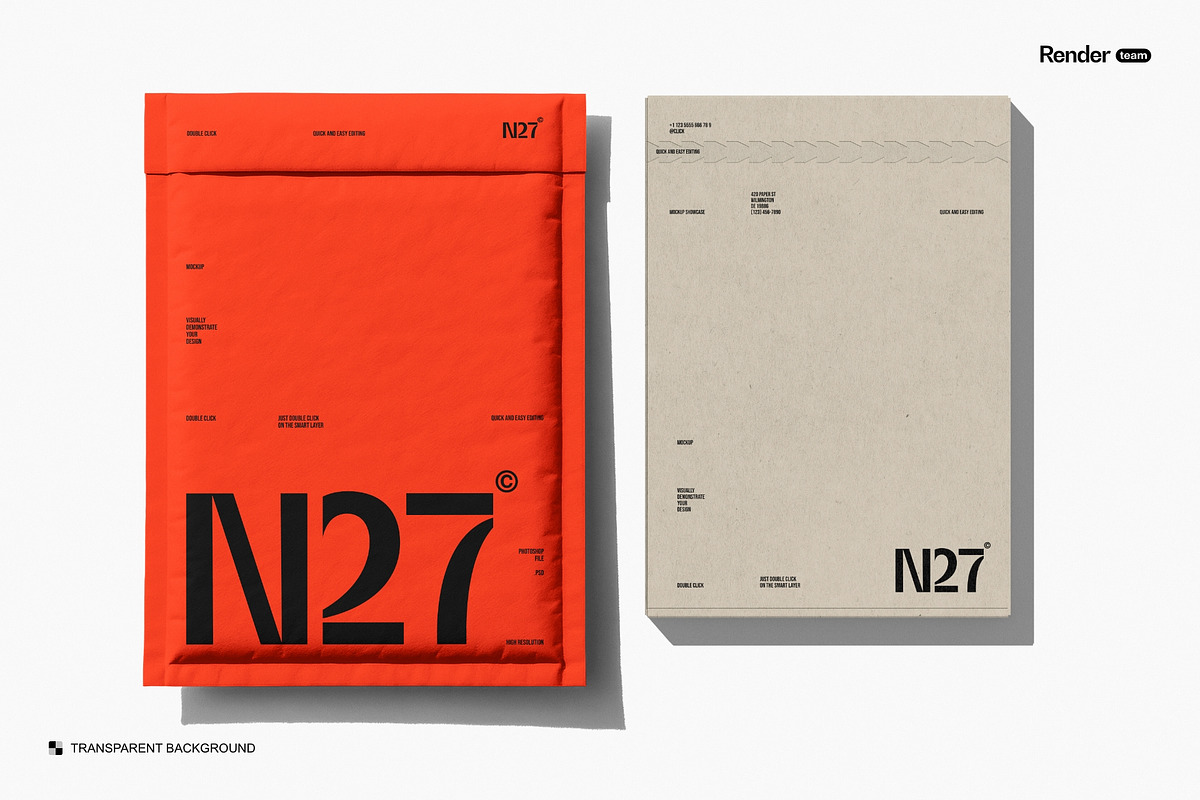 Brand Identity Mockup Set, a Packaging Mockup by Renderteam (Photo 4 of 14)