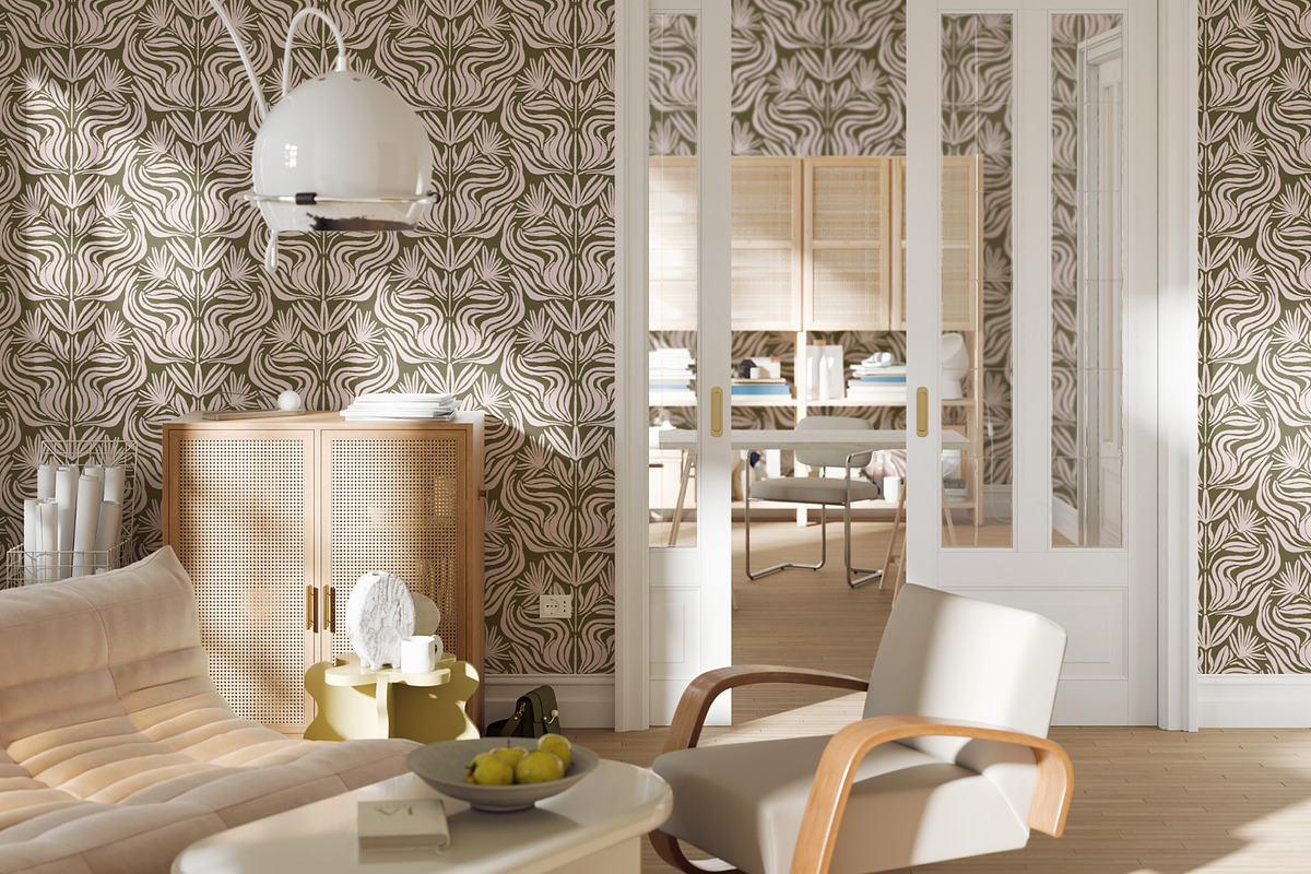 Classic Wallpapers No 12, a Wallpaper Graphic by Bloomart Studio (Photo 6 of 7)