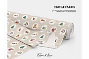Traditional Christmas cameo pattern, a Pattern Graphic by Milatoo (Thumbnail 2 of 3)