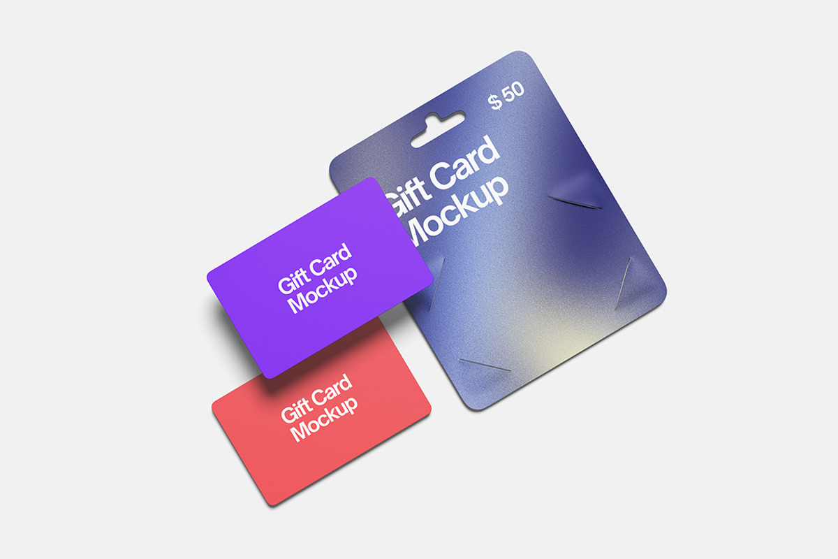 Gift Card Mockup, a Product Mockup by bimockup (Photo 2 of 6)