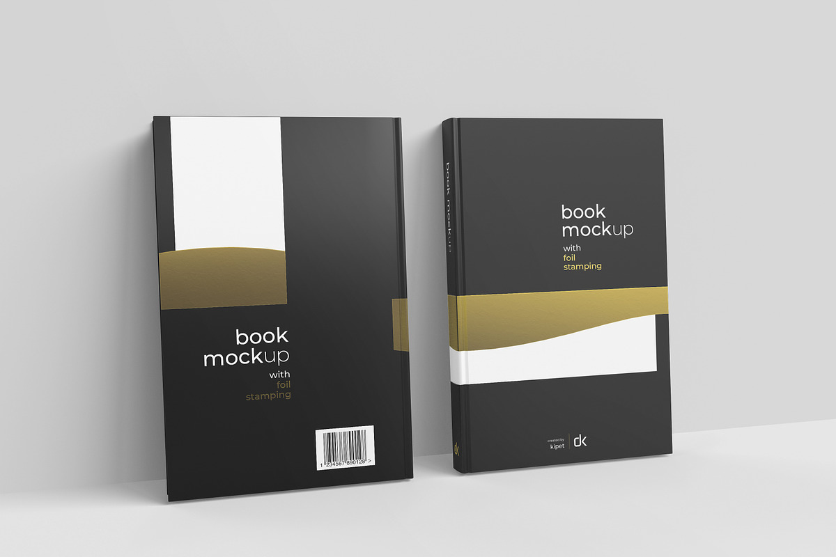 Hardcover Book Mockup, a Print Template by KIPET (Photo 12 of 15)