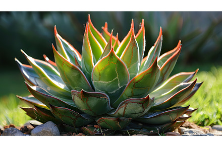 Close Up of Succulent Plant with, a Nature Photo by Lermont51