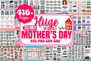 Huge Mother's Day SVG bundle, an Object Graphic by Design's Dark (Thumbnail 1 of 3)