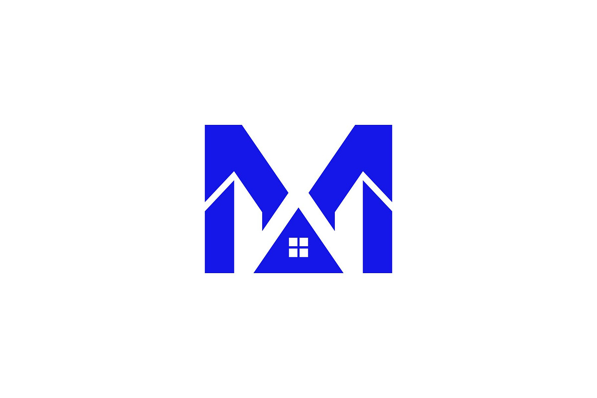 M house logo, a Branding & Logo Template by ZHR Creative