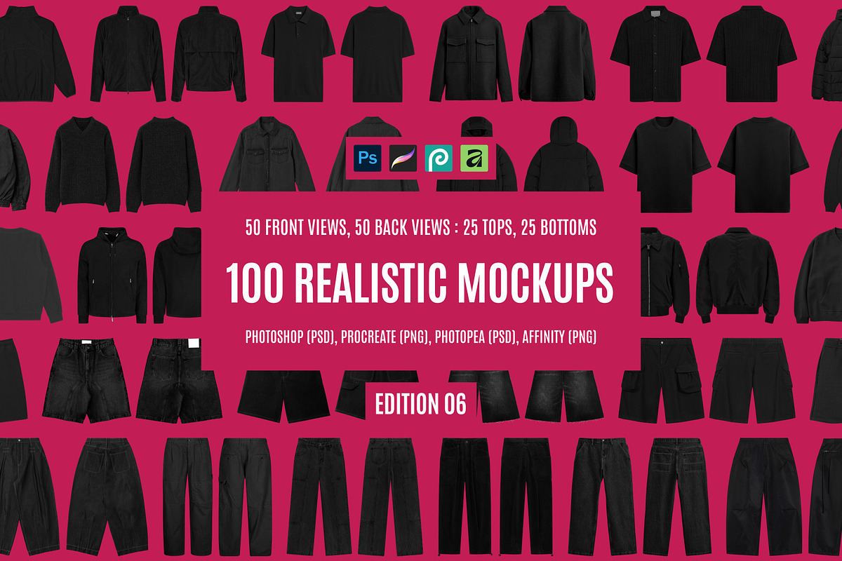 Streetwear Apparel Templates, a Bottom Mockup by AtelierDuVow (Photo 1 of 10)