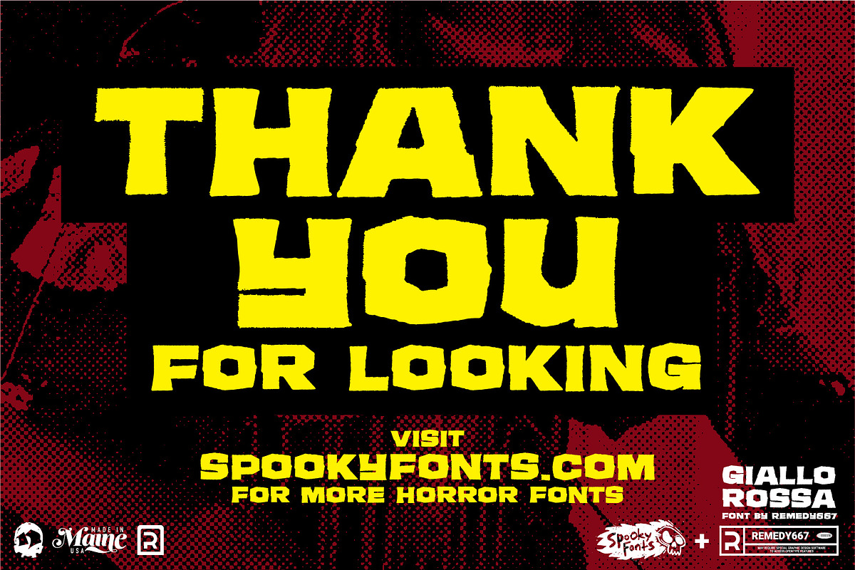 Giallo Rossa, a Sans Serif Font by Remedy667 (Photo 5 of 5)