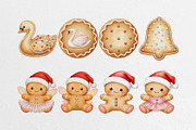 35 Nutcracker clipart Gingerbread, an Object Graphic by PinkJellyfish (Thumbnail 5 of 6)