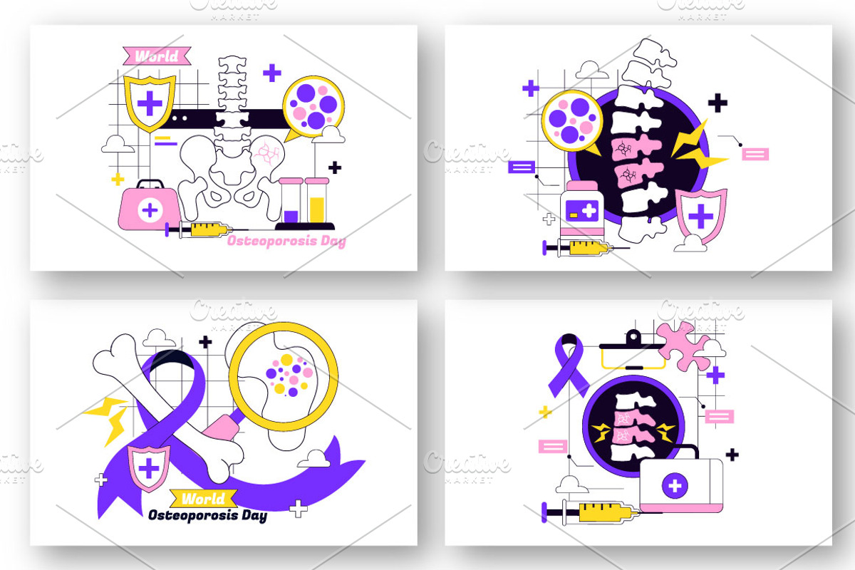 10 World Osteoporosis Day, a Healthcare Illustration by denayunebgt (Photo 3 of 4)