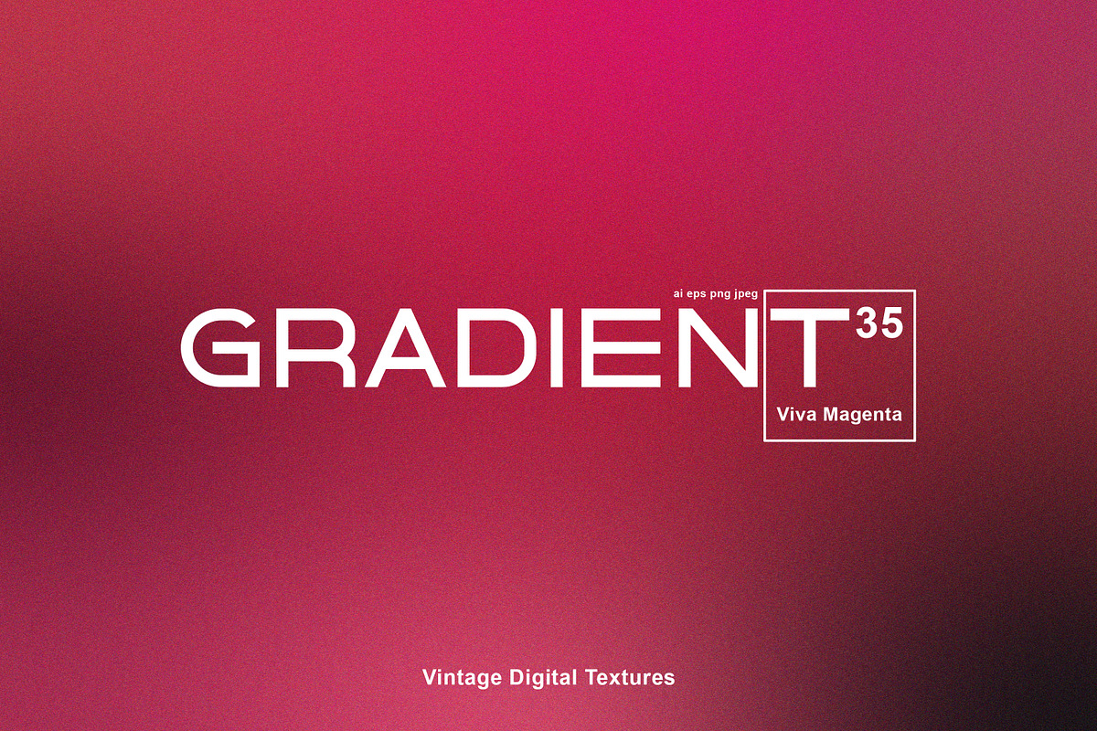 Viva Magenta Vector Grainy Gradient, a Texture Graphic by Vintage Digital Textures (Photo 1 of 13)