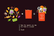 Loads of sweets for Halloween, an Illustration by Moonery's (Thumbnail 3 of 7)