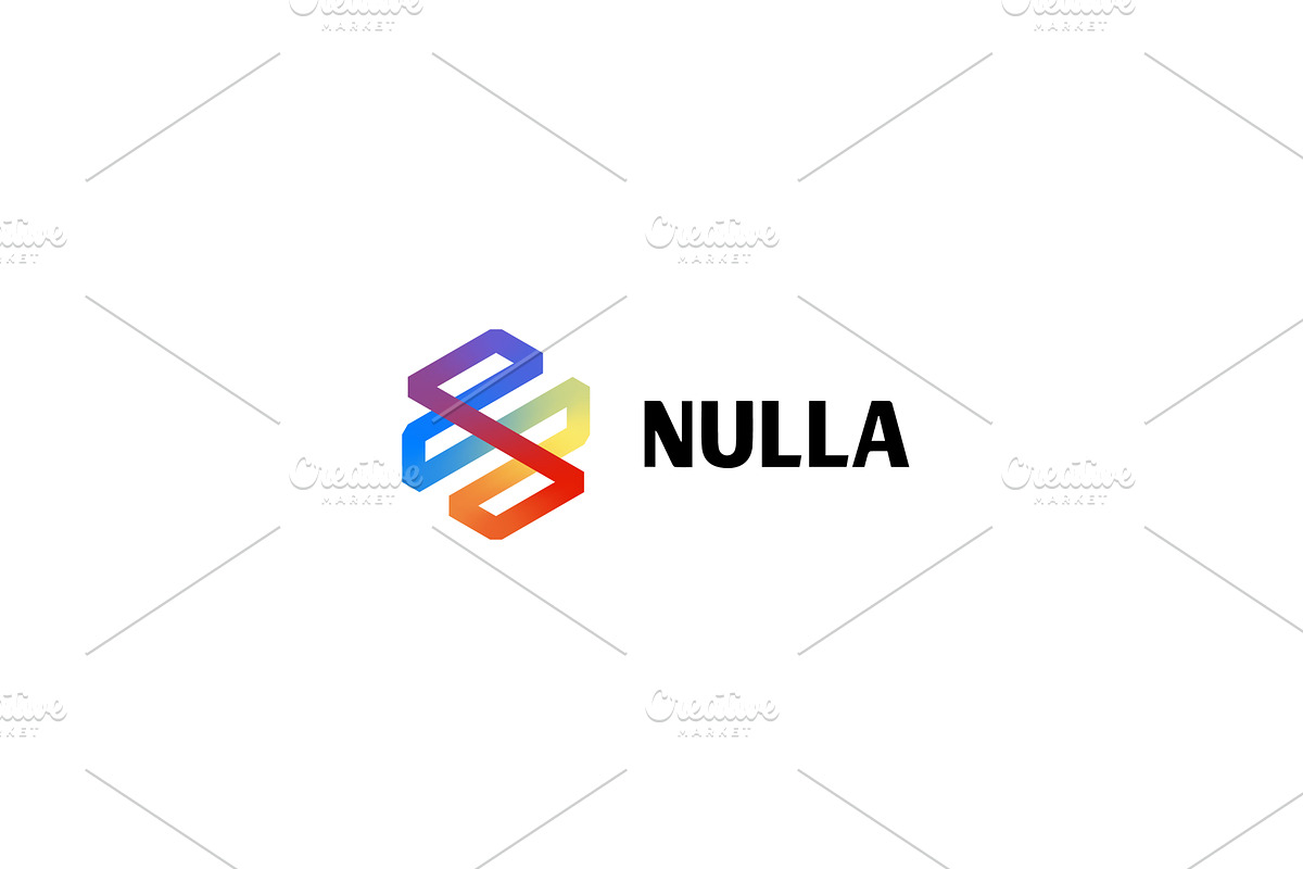 Abstract gradient linear logo, an Illustration by Bureau