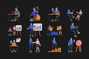 3D Business Activity Characters, a Characters & Person 3D Model by Rakata Studio (Thumbnail 2 of 4)
